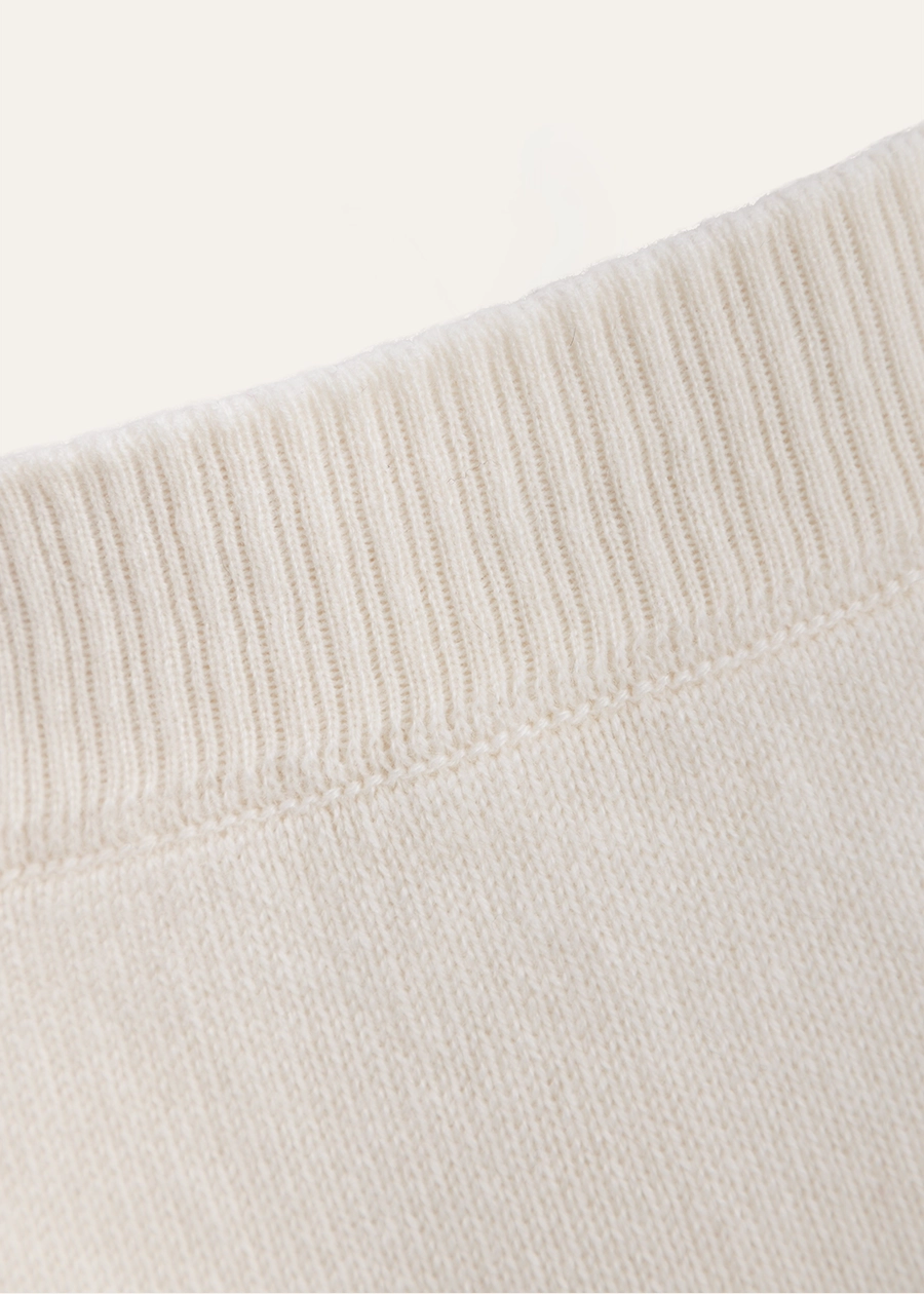 Кашемировая вязаная юбка